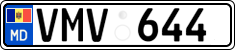 License plate of Moldova, Cars (2015)