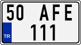 License plate of Turkey, Regular plates