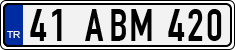 License plate of Turkey, Regular plates