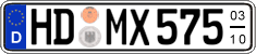 German license plate, Seasonal plates