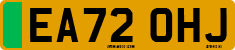 License plate of the United Kingdom, 2001 year system