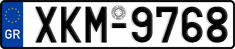 License plate of Greece, Cars