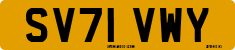 License plate of the United Kingdom, 2001 year system