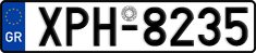 License plate of Greece, Cars