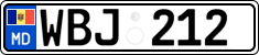 License plate of Moldova, Cars (2015)