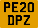 License plate of the United Kingdom, 2001 year system
