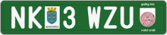 License plate of Austria, Export transit plates