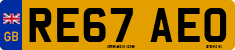 License plate of the United Kingdom, 2001 year system