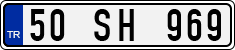 License plate of Turkey, Regular plates