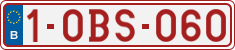 License plate of Belgium, Regular plates (2010)