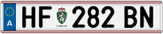 License plate of Austria, Regular plates