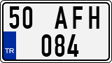 License plate of Turkey, Regular plates