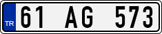 License plate of Turkey, Regular plates