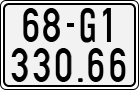 License plate of Vietnam, Motorcycles