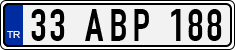 License plate of Turkey, Regular plates