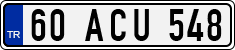 License plate of Turkey, Regular plates