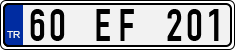 License plate of Turkey, Regular plates