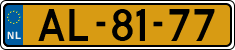 License plate of the Netherlands, Imported oldtimers (cars)