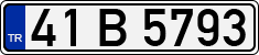 License plate of Turkey, Regular plates
