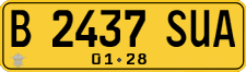 License plate of Indonesia, Commercial vehicles