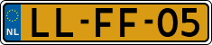 License plate of the Netherlands, Cars