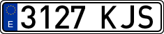 License plates of Spain, Ordinary (2000)