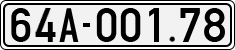 License plate of Vietnam, Cars