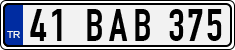 License plate of Turkey, Regular plates