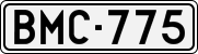 License plate of Finland, Cars