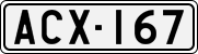 License plate of Finland, Cars
