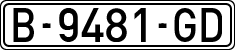 License plates of Spain, 1971 year series