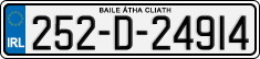 License plate of Ireland, Regular plates