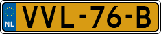 License plate of the Netherlands, Light Commercial Vehicles (1994 system)