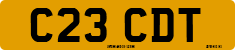 License plate of the United Kingdom, 1983 year system