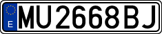 License plates of Spain, 1971 year series