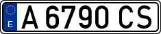License plates of Spain, 1971 year series
