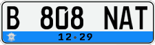 License plate of Indonesia, Regular plates