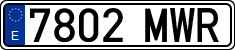 License plates of Spain, Ordinary (2000)