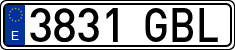 License plates of Spain, Ordinary (2000)