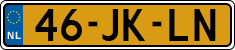 License plate of the Netherlands, Cars