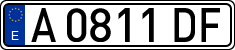 License plates of Spain, 1971 year series