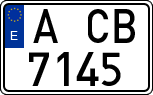 License plates of Spain, 1971 year series
