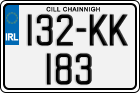 License plate of Ireland, Regular plates