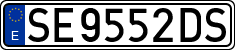 License plates of Spain, 1971 year series