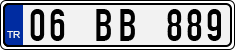 License plate of Turkey, Regular plates