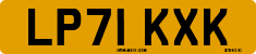 License plate of the United Kingdom, 2001 year system