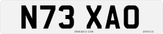 License plate of the United Kingdom, 1983 year system