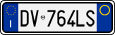 License plate of Italy, Cars (1994 year series)