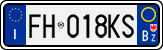 License plate of Italy, Cars (1994 year series)