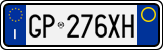License plate of Italy, Cars (1994 year series)